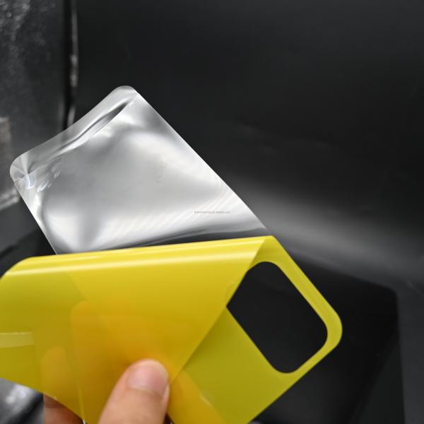 Yellow TPU Mobile Phone Back Sticker Water Coagulation Membrane For 13 Pro Max