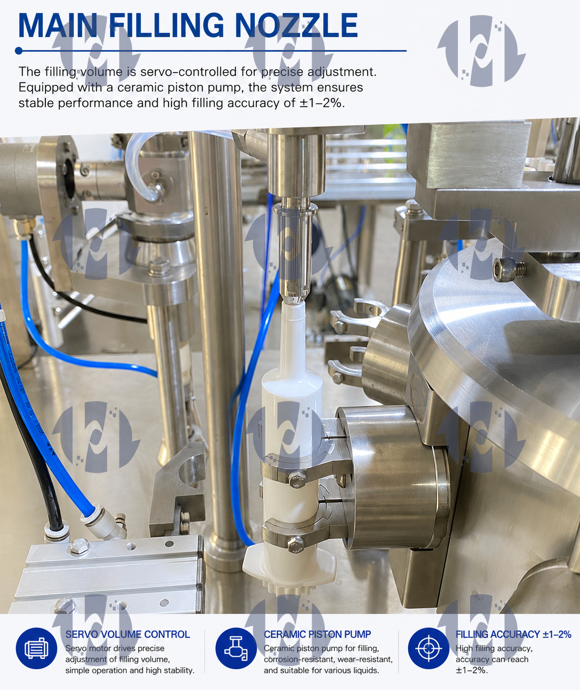 Fully Auto 380V Syringe Injector Filling Machine