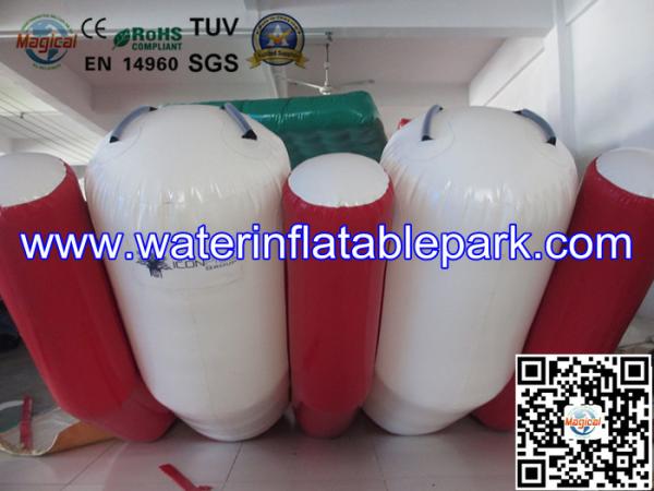 Durable Inflatable Water Totter / PVC Tarpaulin Inflatable Water Games Seesaw
