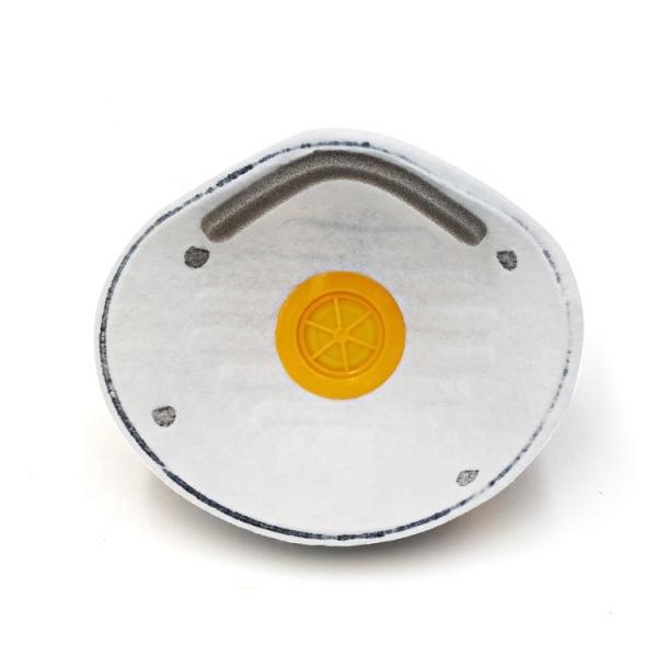 Anti Air Pollution Disposable Breathing Mask PM2.5 Filtration Grade With Breather Valve