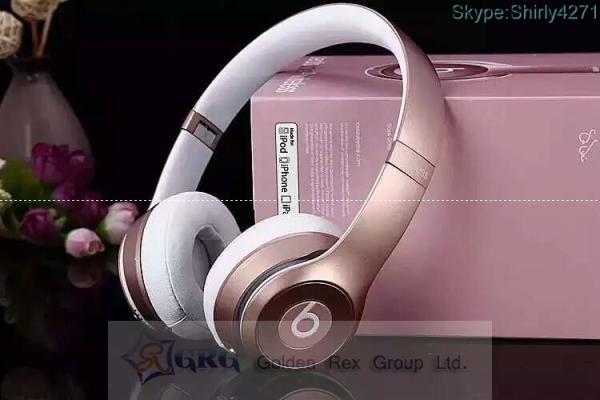 Beats By Dre Solo 2 Wireless Headphones - Special Edition ROSE GOLD  made in china grgheadset