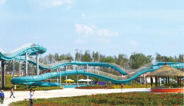 Montanha russa forte da água do dragão de água de Aquapark do divertimento da equipe do QC para o parque da água