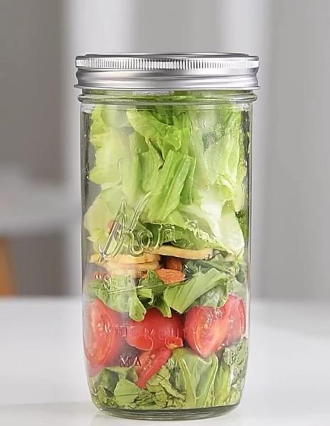 Ball Mason Jar American Mason Jar Glass Transparent Oat Sealed Jar Milk Shake Wide Mouth Juice Glass Beverage Cup
