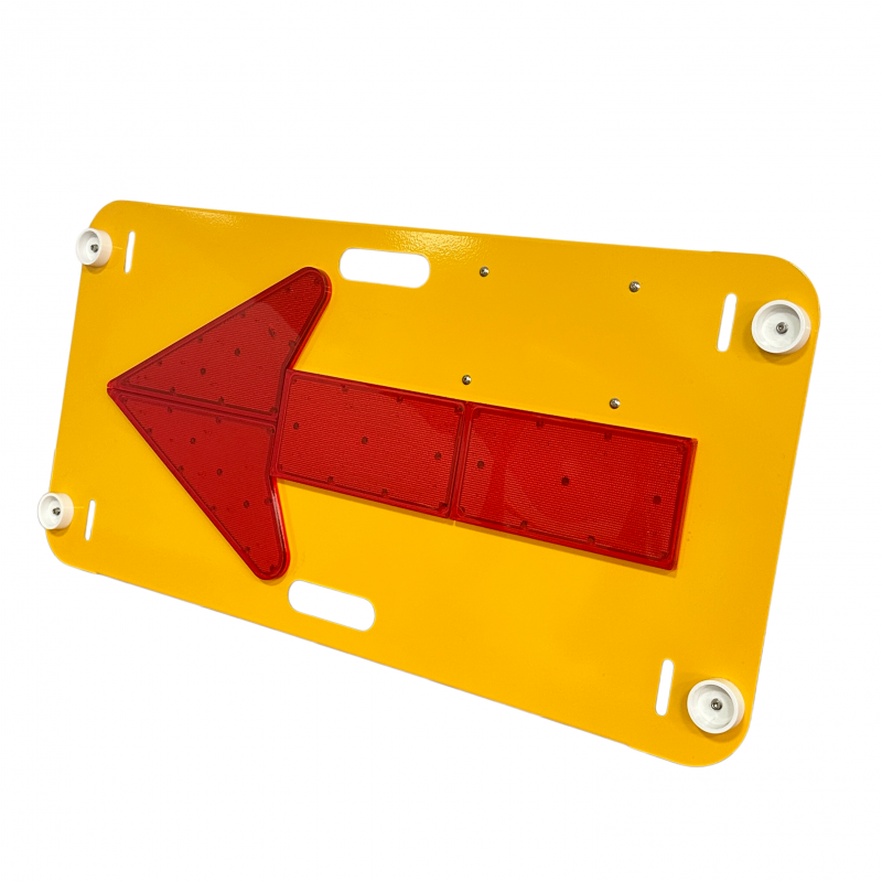 Electrostatic Spraying 800*400*10mm LED Arrow Board