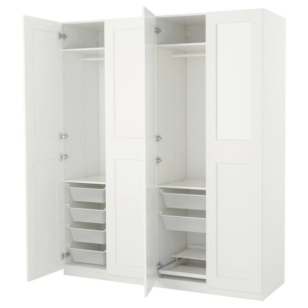 Home Customized Swing Door Wardrobe Bedroom Furniture Wardrobe 18mm MFC