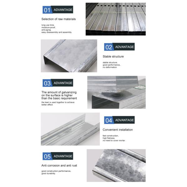 Светлый стальной материал канала Q235B Q345B S235JR металлического листа оцинкованной жести u