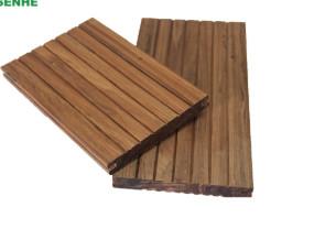 Co Extrusion Interlock Strand Woven Bamboo Flooring 18mm Thickness Long Life