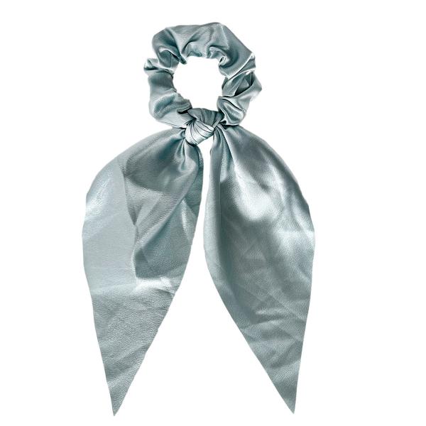 Satin Fabric Scrunchies solid color ribbon hair tie