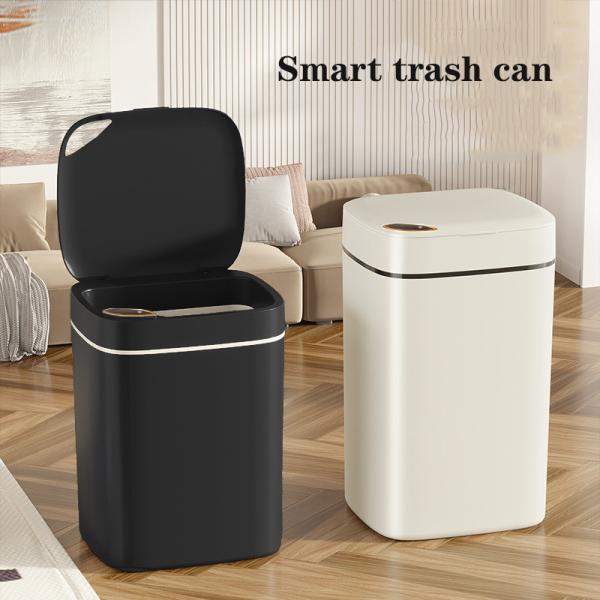 Cute Smart Self Seal Changing Electronic Touch Automatic Sensor Auto Bag Change Trash Can