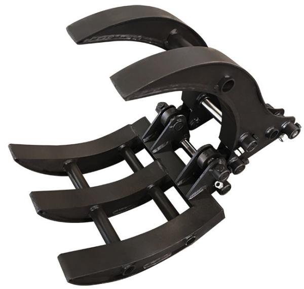 High Strength Construction Equipment Accessories Mini Excavator Grapple 21.35kg