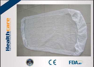 ISO CE FDA Disposable Waterproof Mattress Protector PP Material With Elastic