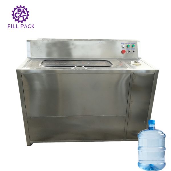 5 Gallon Barrel Semi Auto Decapper Brush Washer Machine  With Double Station