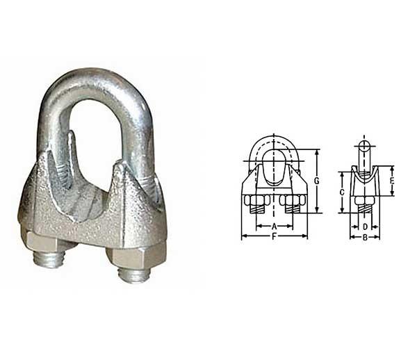 JTR-RC04 Garnitures de câbles de câbles malléables de type A