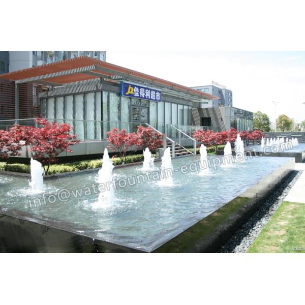 Cup Shape Gushing Water Fountain Nozzles Aeration With Milk White Bubbles