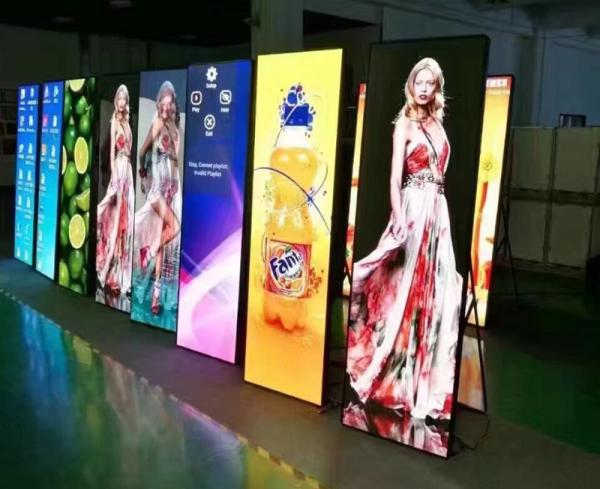 P2.5mm Indoor Poster LED Display, ultra-light,super-thin indoor LED pylon for shops,stores,hotel,exhibition,restaurant