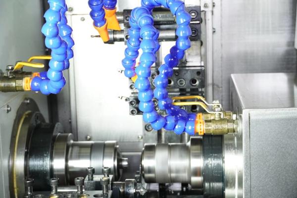 Compound Smart Dual Spindle Lathe With 370W Coolant Pump Power