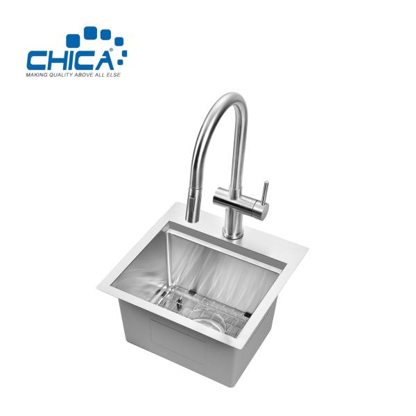 Hot Sale Handmade House Single Bowl Kitchen Sinks Stainless Steel Kitchen Sinks