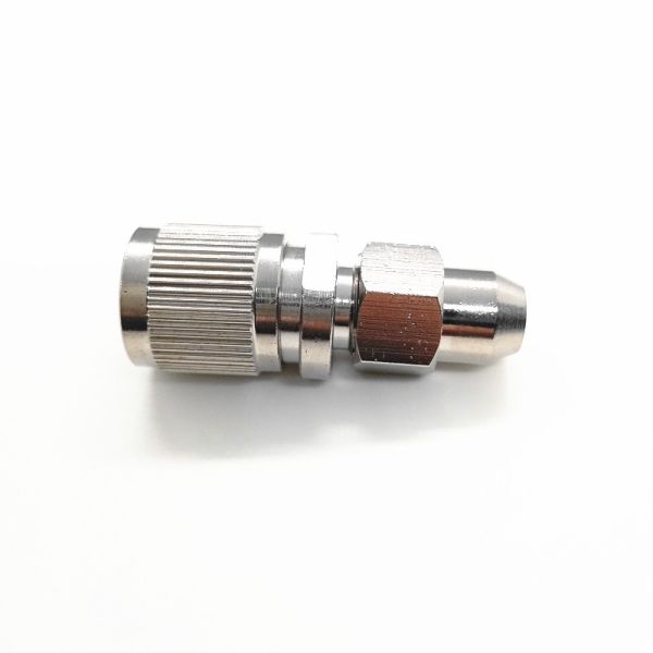 Industrial Grade Mini UHF SL12 Straight Male Solder Type RF Connector with Nickel-plated Brass and PTFE Insulator