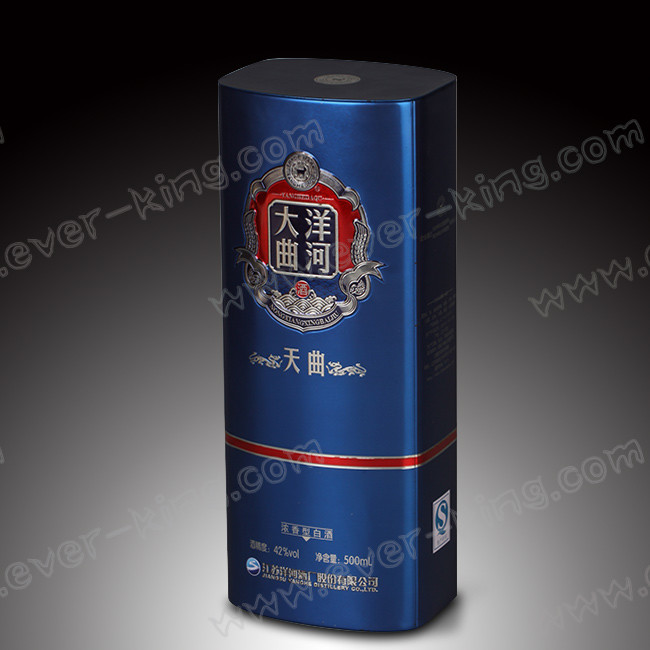 вино упаковывая, коробки коробки 0.25mm упаковки Tinplate для выпивая стекел