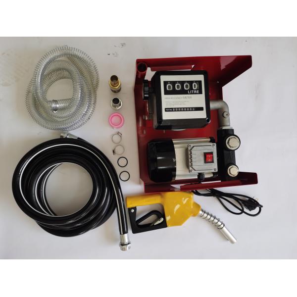 AC / DC Wall Mount 12v Fuel Transfer Pump Diesel With Fuel Nozzle Pump Kit