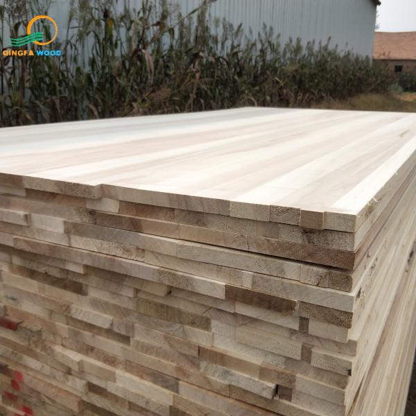 Teor de humidade 8-12% Painéis colados de borda de álamo para móveis Cola ecológica