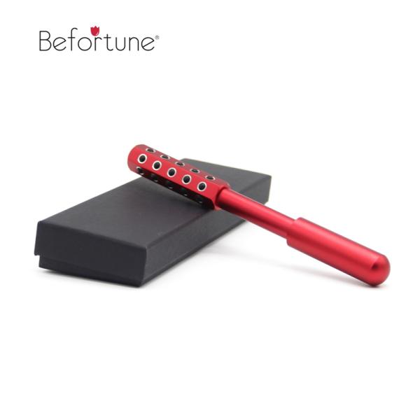 Skin Tightening Uplift Massaging Beauty Roller Wrinkle Remover Red Color