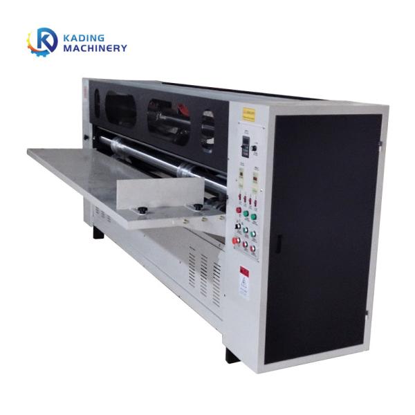 Manual Feeding Slitter Scorer Machine Electric Adjustment Of 8 Shrafts