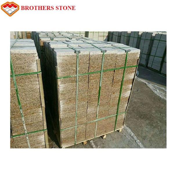 Natural G682 Granite Stone Slabs Rusty Pink Granite With Polished Surface