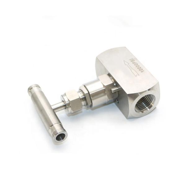 648C Manual Stainless Two Way Needle Valve 6.35mm High Pressure