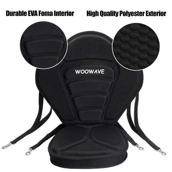Convenient Small Bag Included Thicker Style Kayak Seat for Lakes Rivers 50*48*8cm