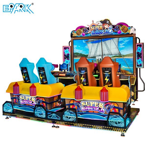 Coin Operated  Simulator 4D  Game Machine Super Robinson without Cabinet