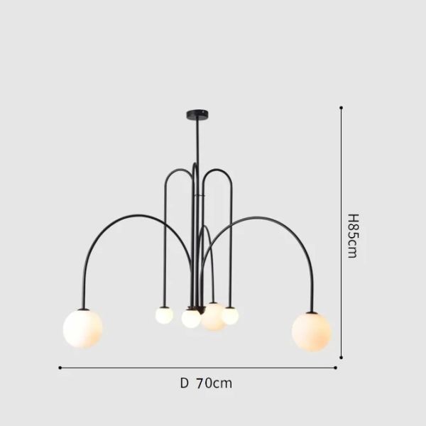 Nordic Minimalist Pendant Light for Living Room Restaurant Lamp（WH-AP-668）