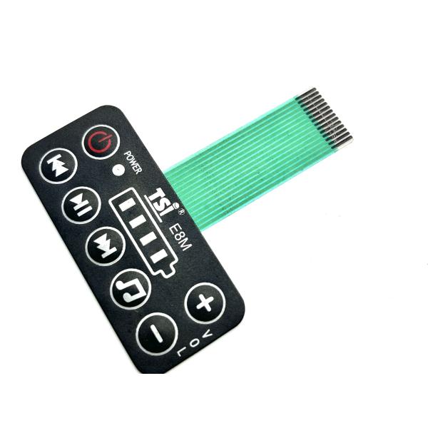 Impression couleur à demi-tone Membrane Commutateur clavier avec professionnel personnalisable