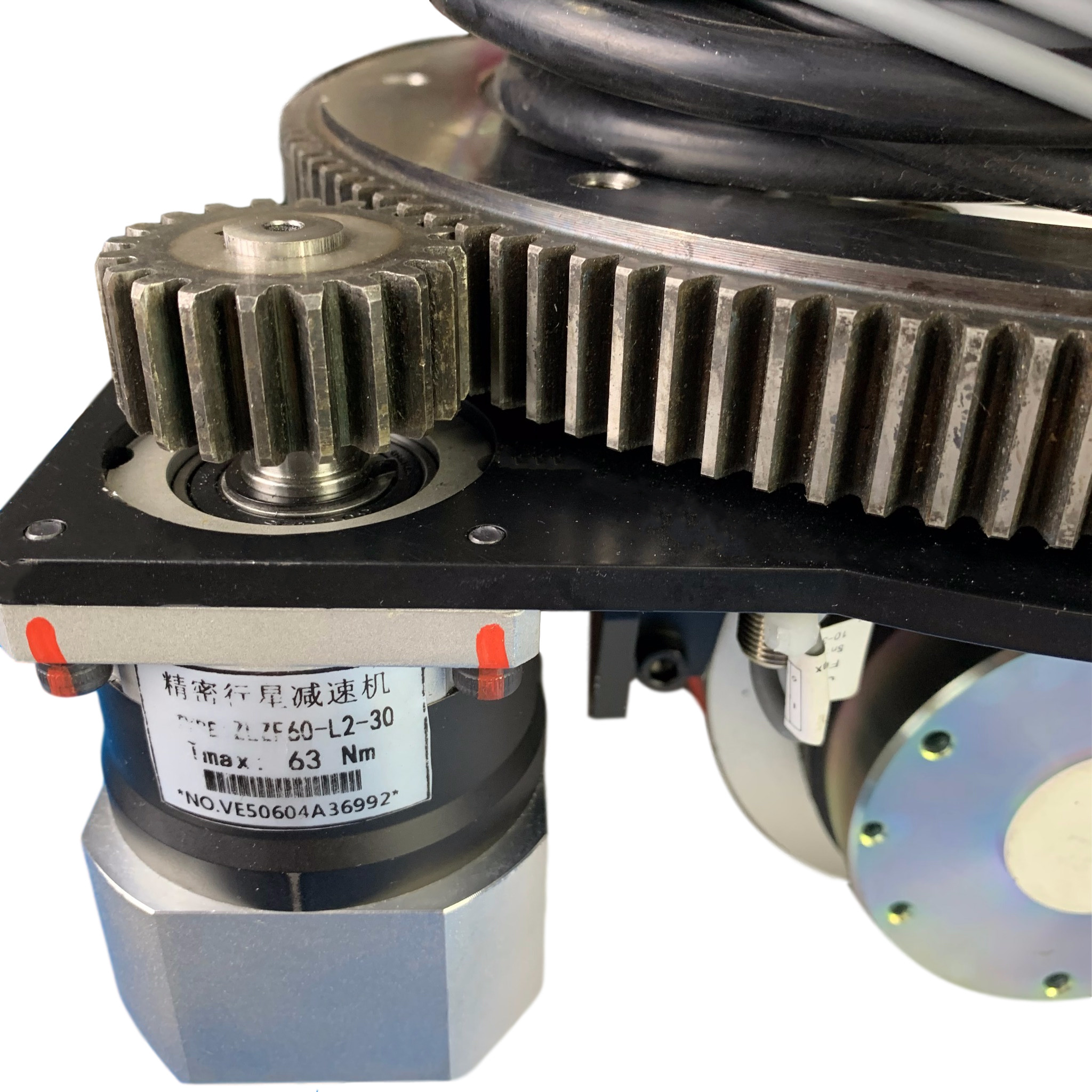 сила DC24-48V тракции руля двигателя AGV высоты 160mm большая