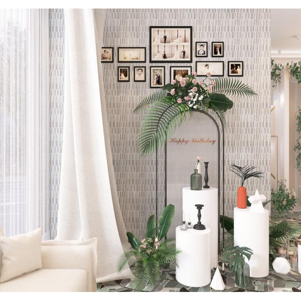 Interior Wall 282x294mm Gray Scratch-Resistant And Waterproof Natural Stone Mosaics For Bathroom And Hotel