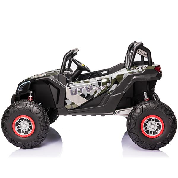 PP plástico 2 asientos 4 ruedas luz de música niños UTV Ride On Car juguete con batería 12V10AH