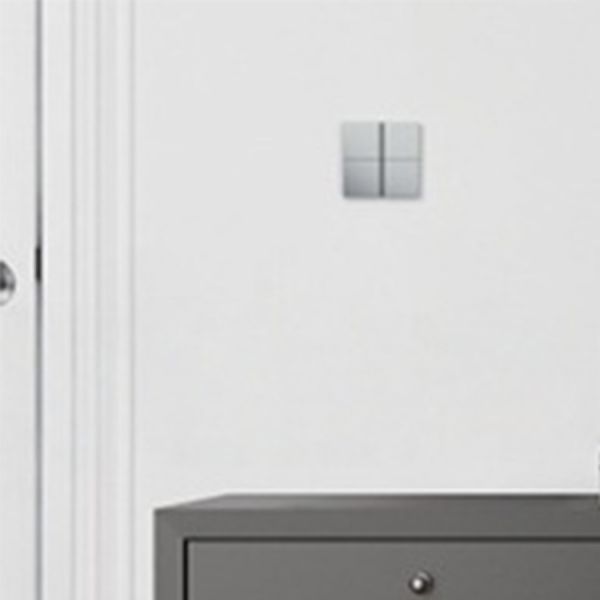 C2E616201_GY_C1 Schneide SpaceLogic KNX Cuadro H 2 Button Smart Switch Grey