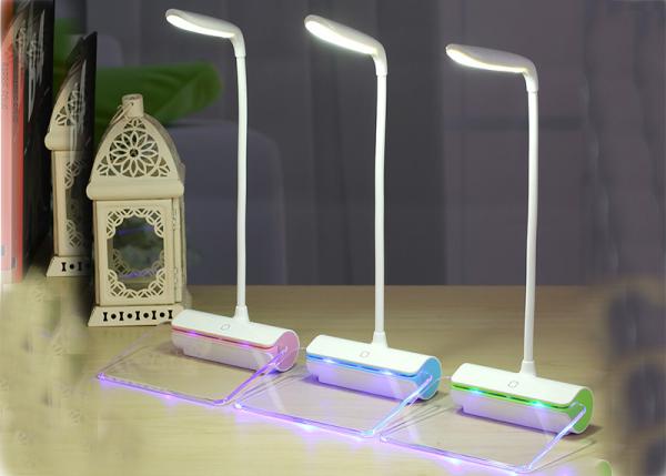 360 Twist Bright LED Desk Lamp Flexible Metal Hose No Radiation Eyes Protection