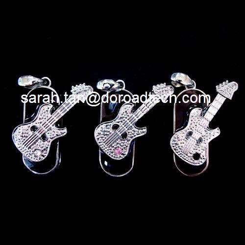 Custom-made Jewelry USB Flash Disks, 100% Original and New Memory Chip