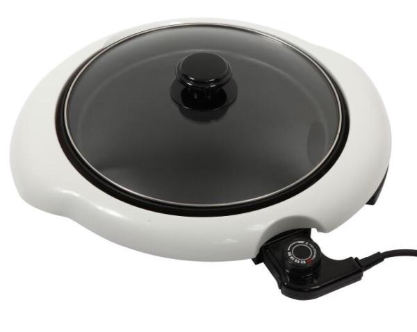 11 Inch Table Round BBQ Grill , Electric Griddle Grill With Oil Drip Tray