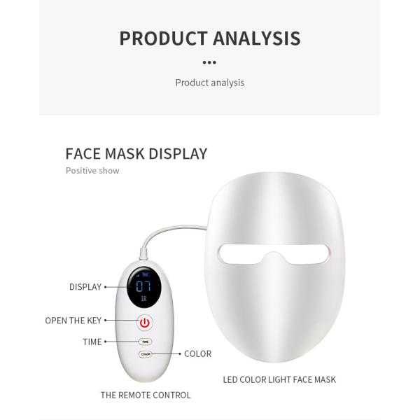 380nm To 850nm LED Light Therapy Mask Minimize Pore