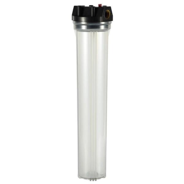 Transparent Slim Line Water Filter Housing