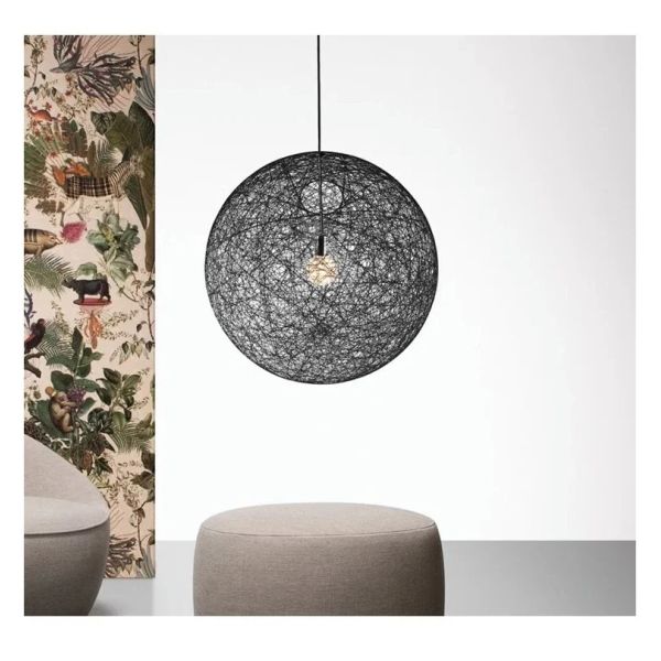 Loft Hanging Lamp Living Room Home Decoration Nordic Rattan Weaving Spherical Pendant light(WH-WP-145)