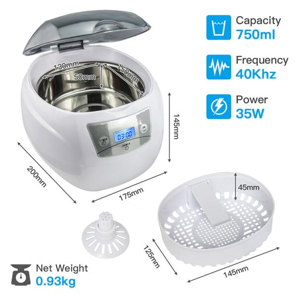 Уборщик SUS0304 домочадца Skymen 750ml PSE ультразвуковой
