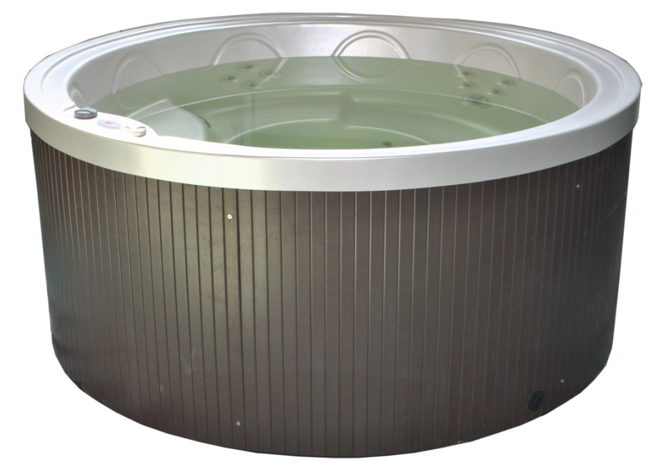 Acrylic Mini Round Massage Bathtub Thermostat System Outdoor Spa wirth 4-6 Seats