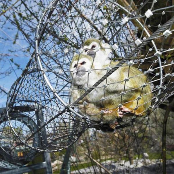 7x7 Diamond Shape Wire Mesh Fence 4.0mm Ultrasonic Bath Bird house Net