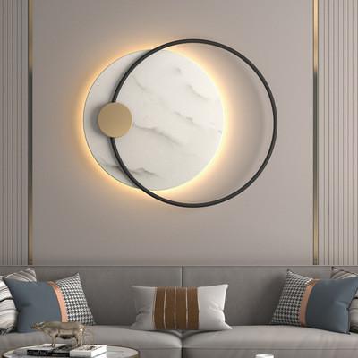 Modern Simple Metal Living Room Bedroom Wall Light Minimalist Hotel Corridor Decorative Light