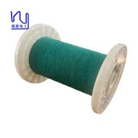 Natural Silk Covered Litz Wire 10 X 0.08mm Silver Conductor