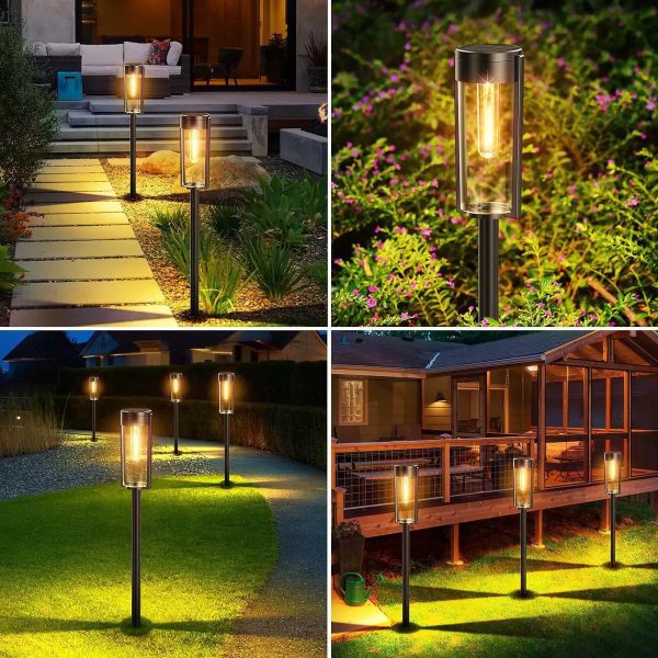Solar Lawn Light Decoration Garden Hollow Lawn Lamp Outdoor Solar Garden Pathway Waterproof LED Light