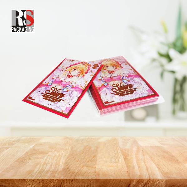 Carte de trading poly plastique transparent Manches personnalisées pour une protection ultime de la carte